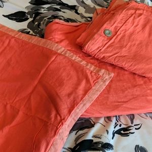 King size Cotton Linen Sham/Duvet cover set